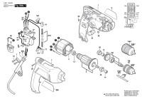 Bosch 0 601 145 668 Gbm 6 Re Drill 230 V / Eu Spare Parts